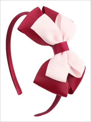 Darling Double Bow Ribbon Headband