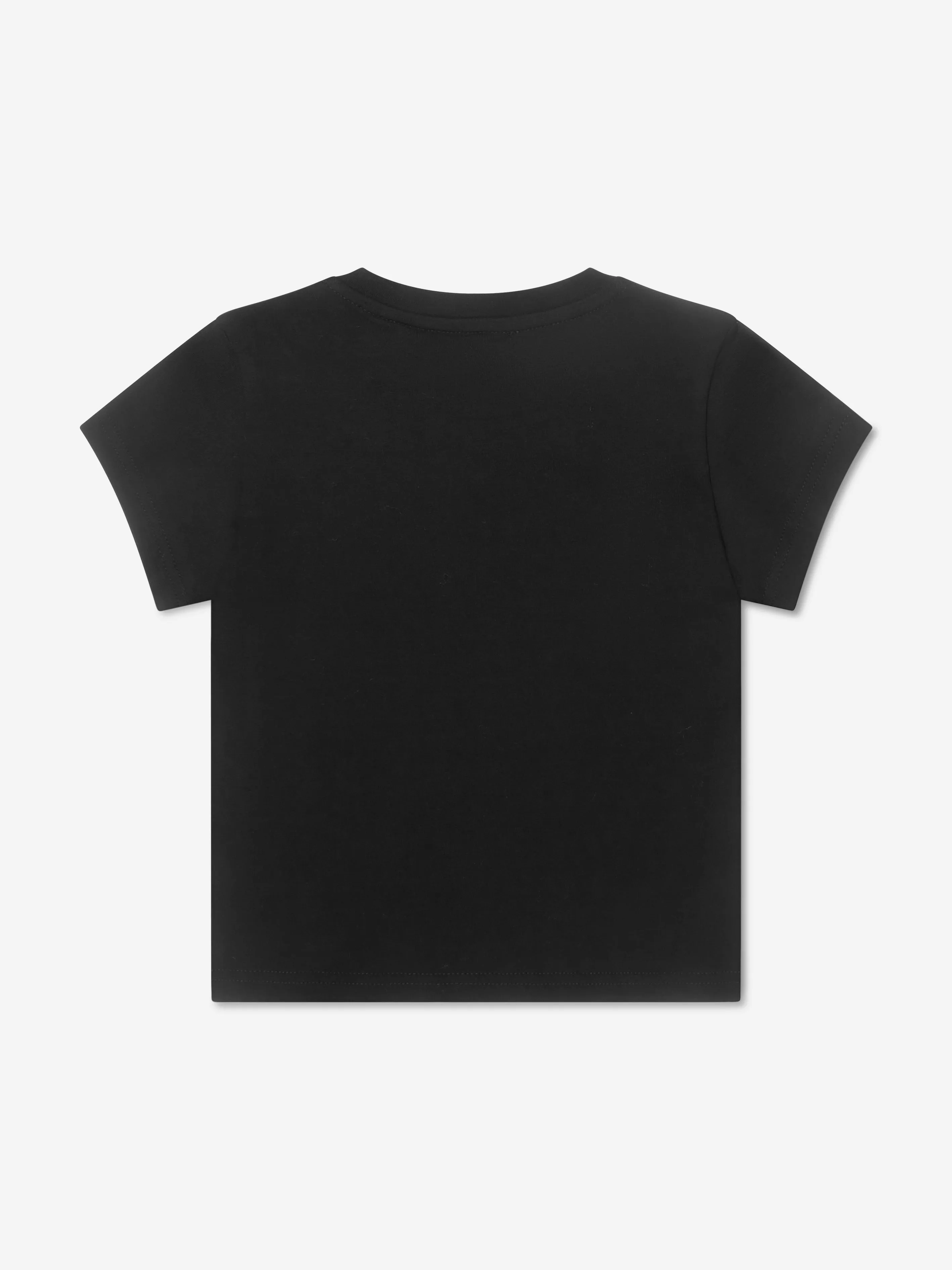 DKNY Girls Organic Cotton Sequin Logo T-Shirt