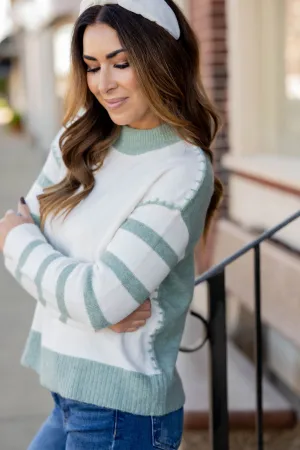 Dreamy Stitch Accented Sweater