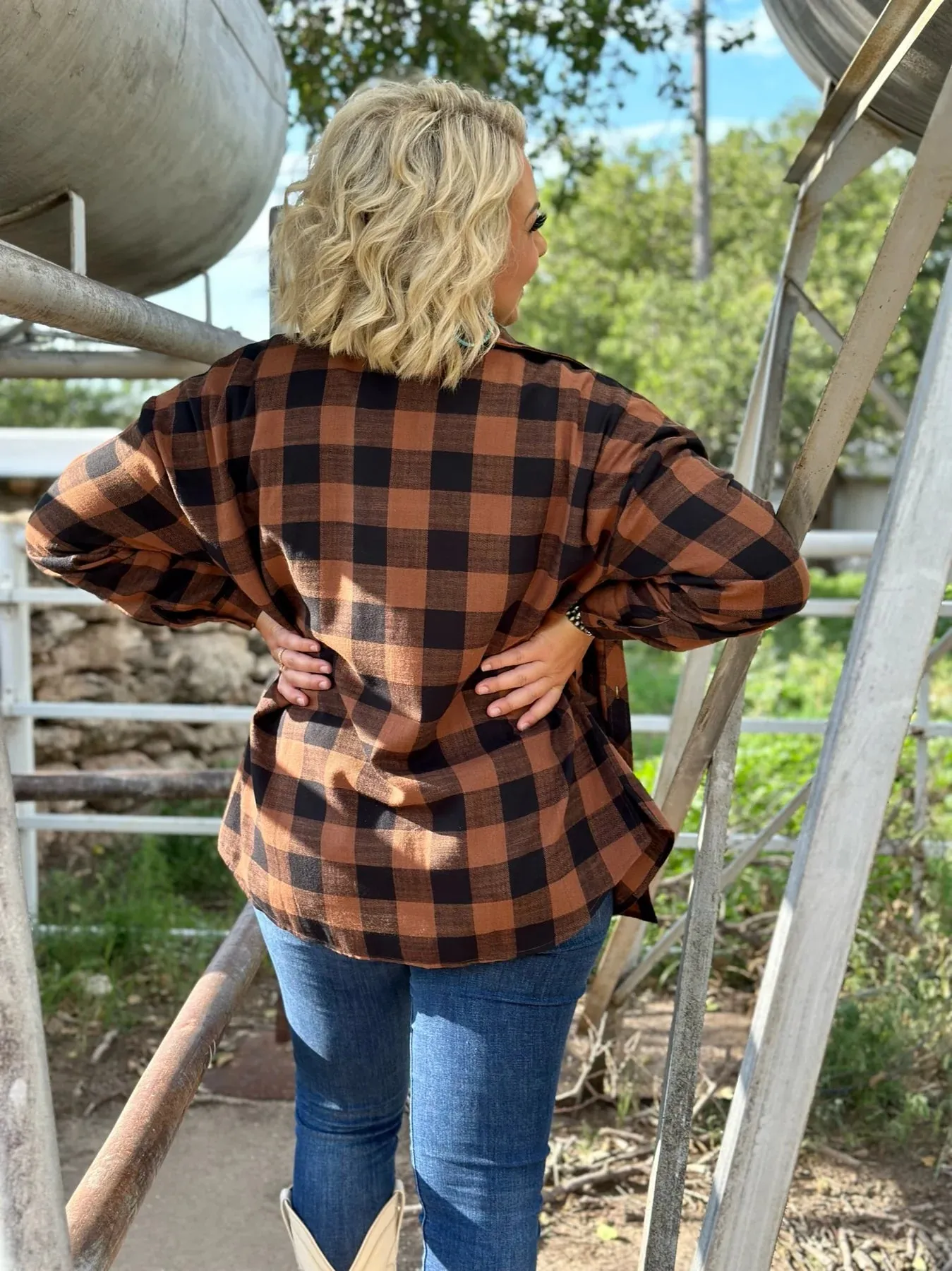 Everyday Comfort Flannel in Brown by Texas True Threads