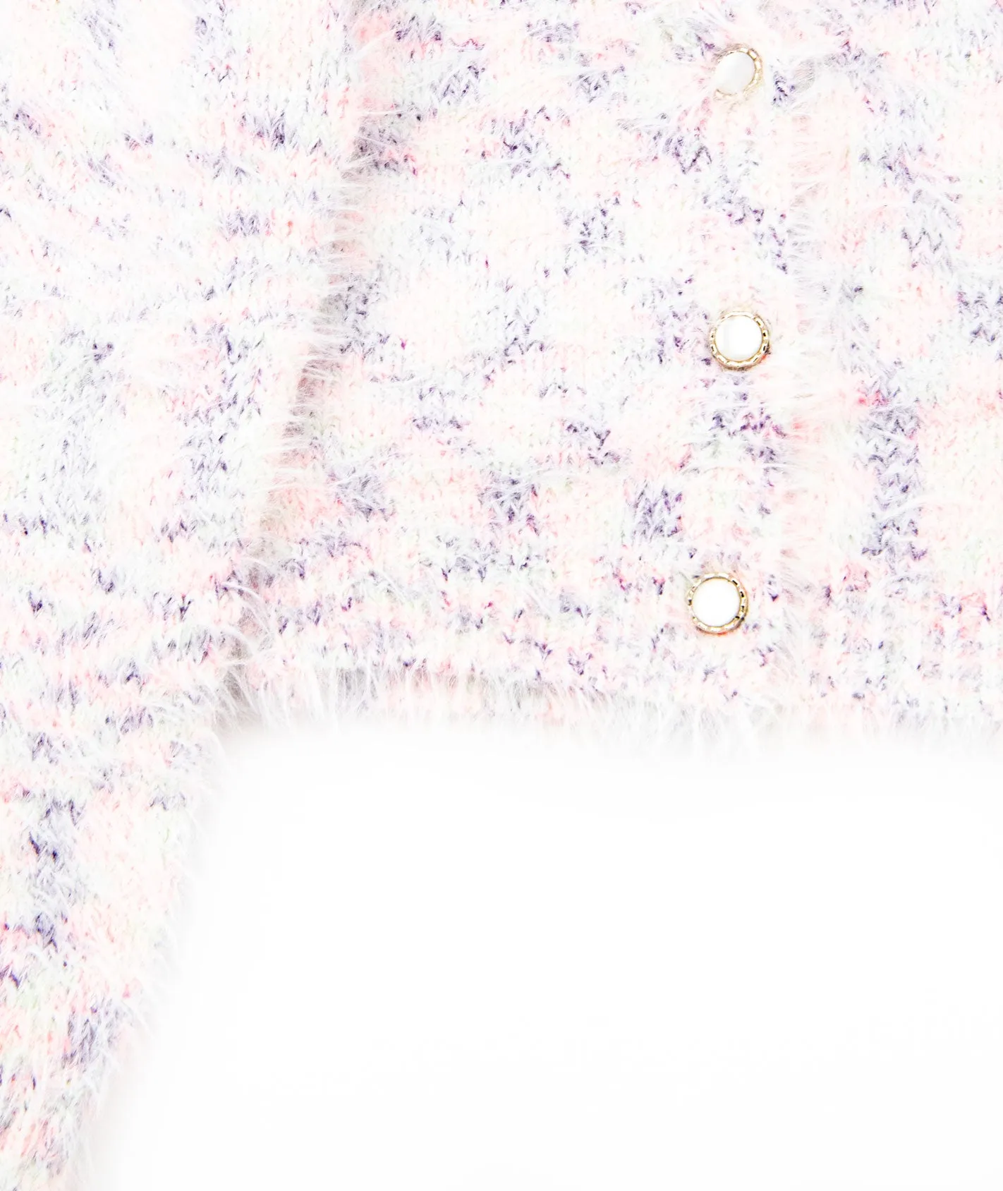 FBZ Girls Fuzzy Multi Cardigan