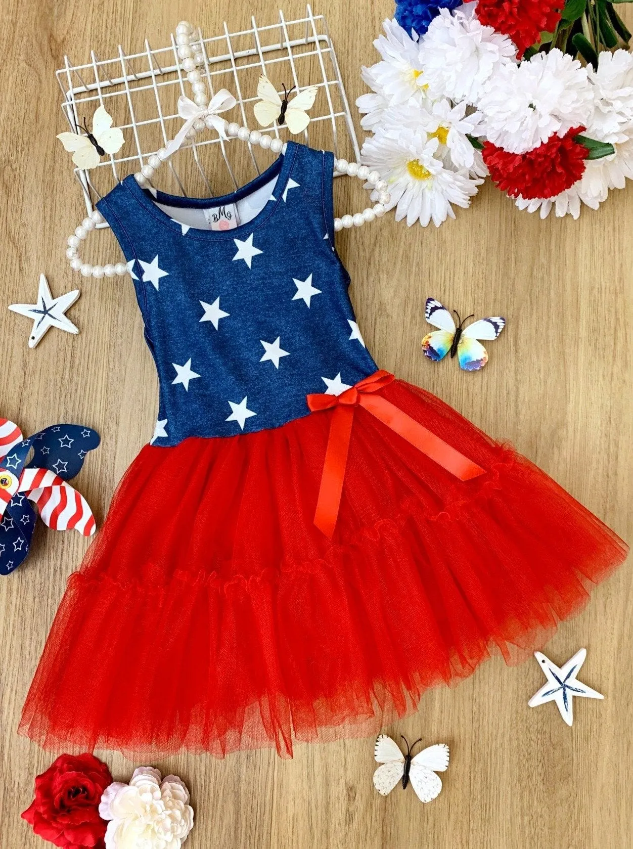 Girls American Star Tutu Dress