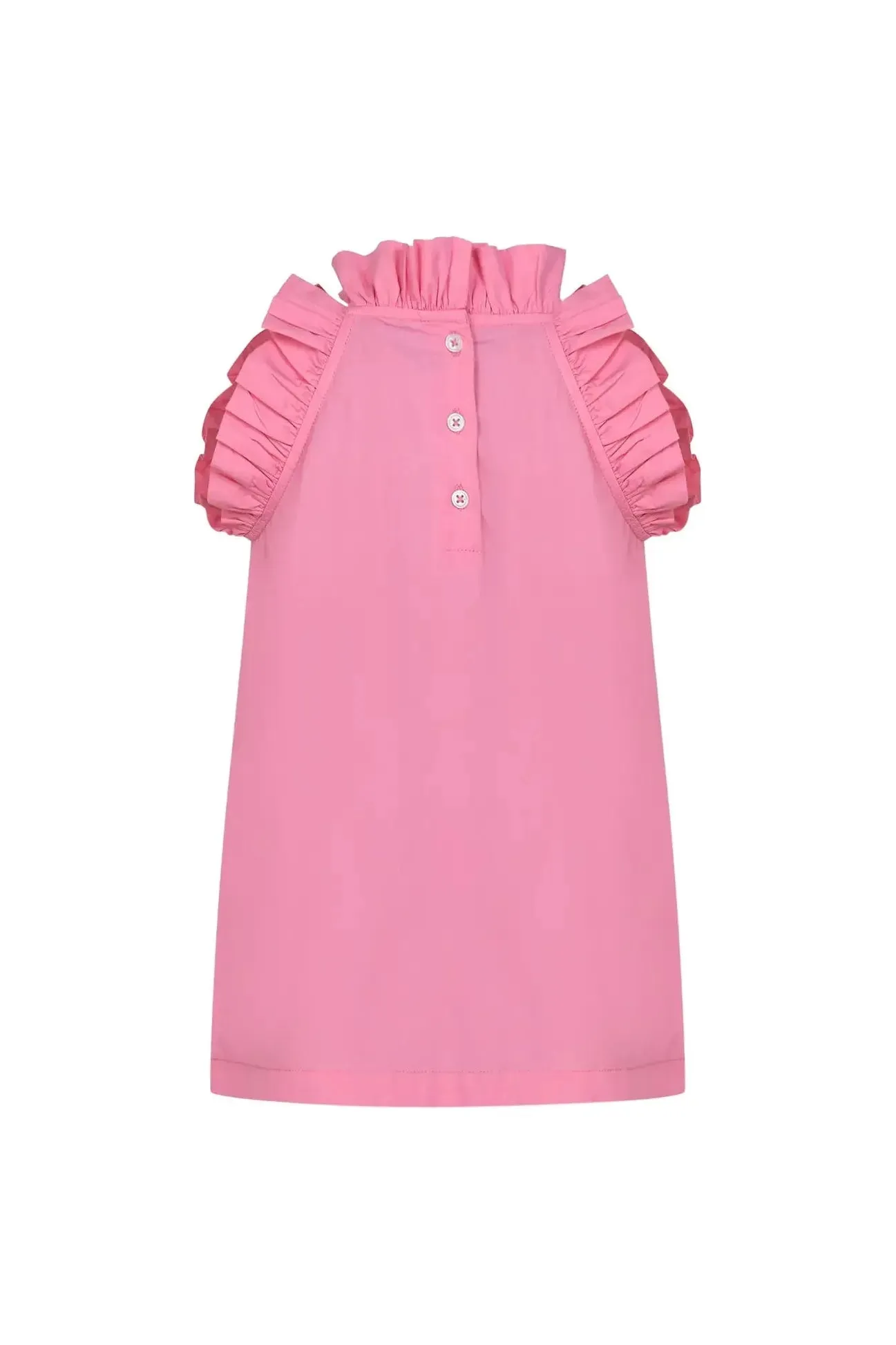 Girls Light Pink Ruffle Top