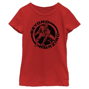 Girl's Marvel Spider-Man Beyond Amazing CIRCLE BEYOND AMAZING T-Shirt