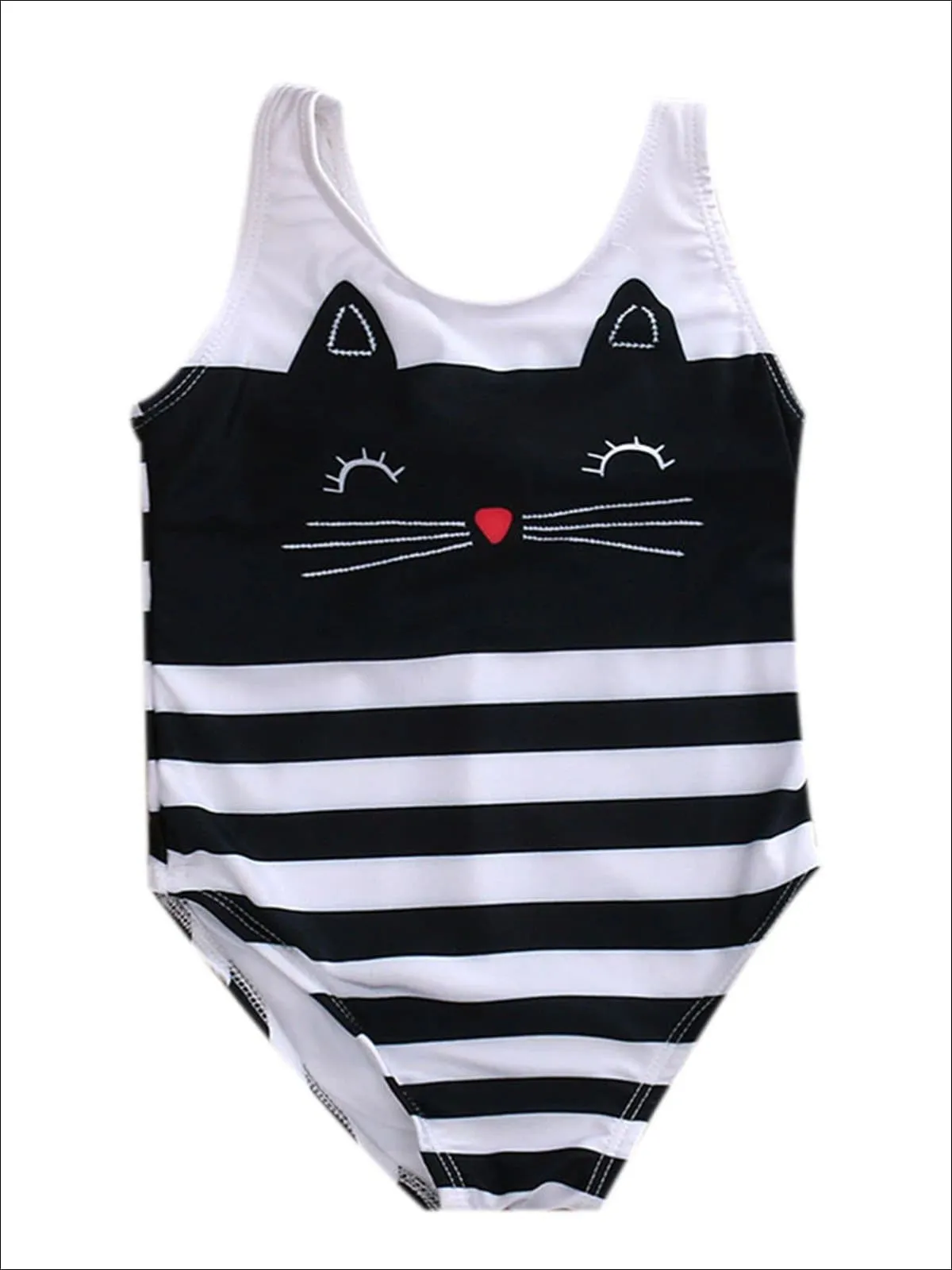 Girls Meow One Piece Swimsuit