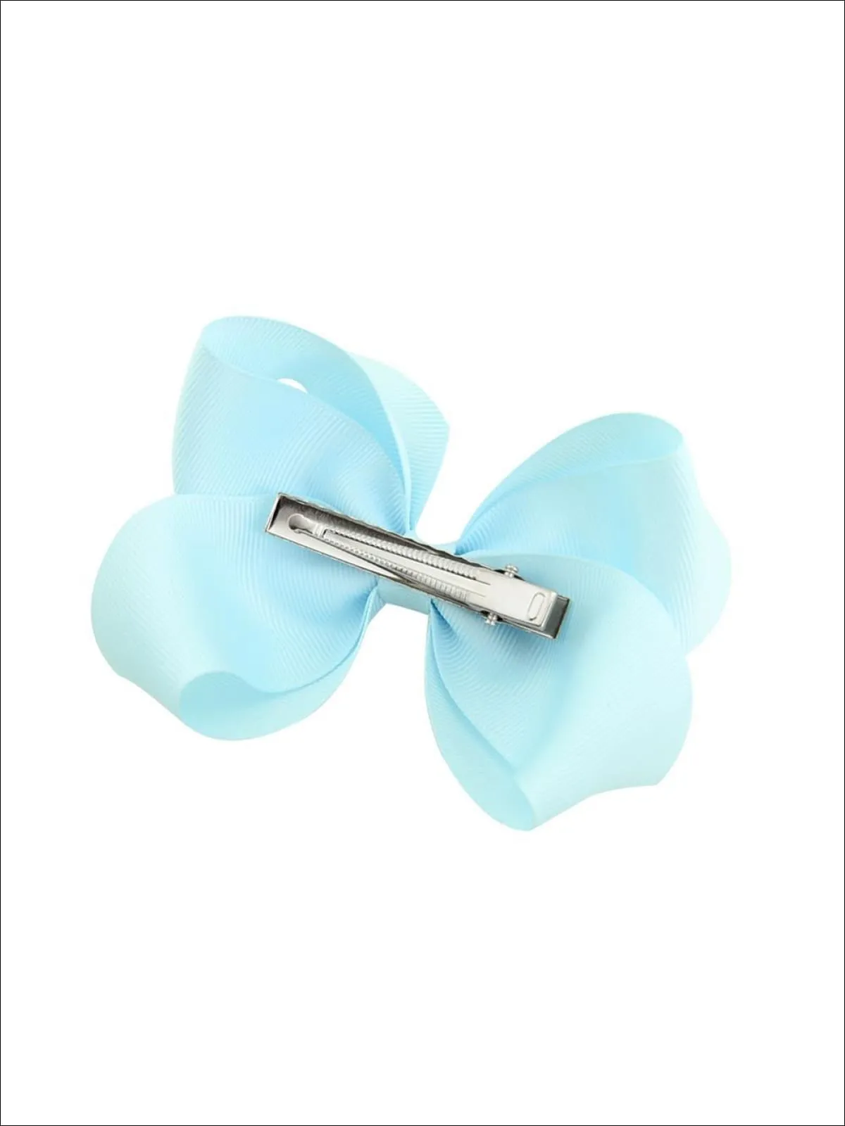 Girls Pastel Color Hair Bow Clip