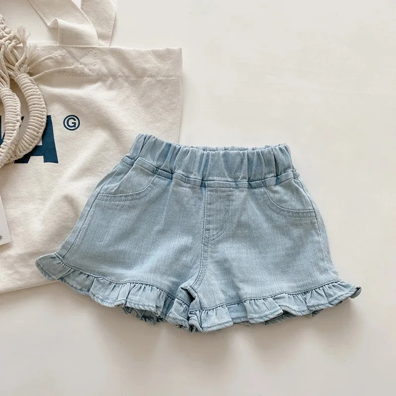 Girls Ruffle Shorts