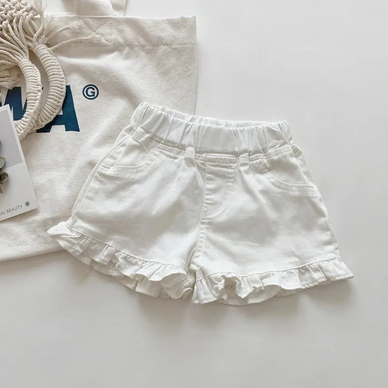 Girls Ruffle Shorts