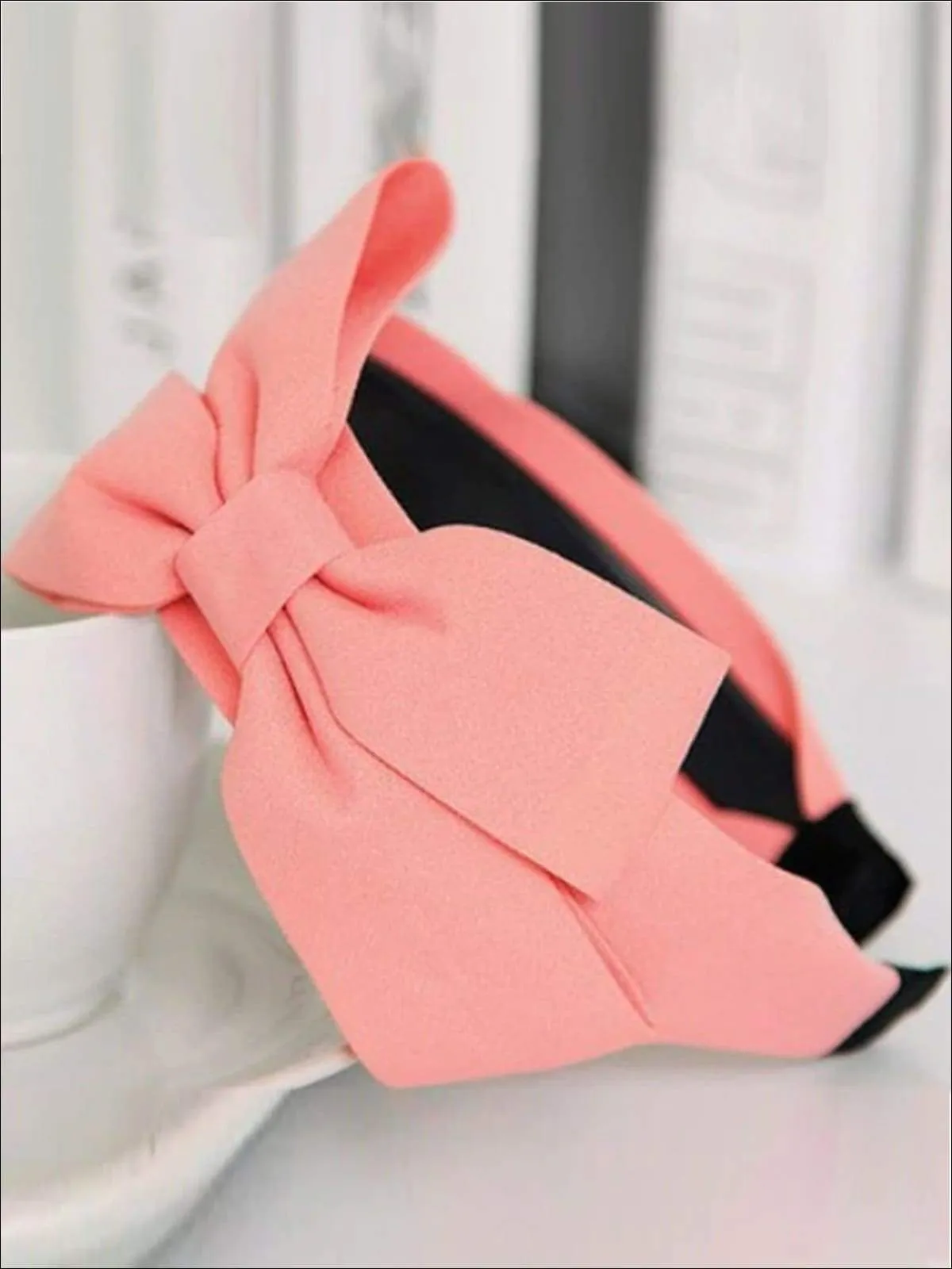 Girls Wide Bow Headband