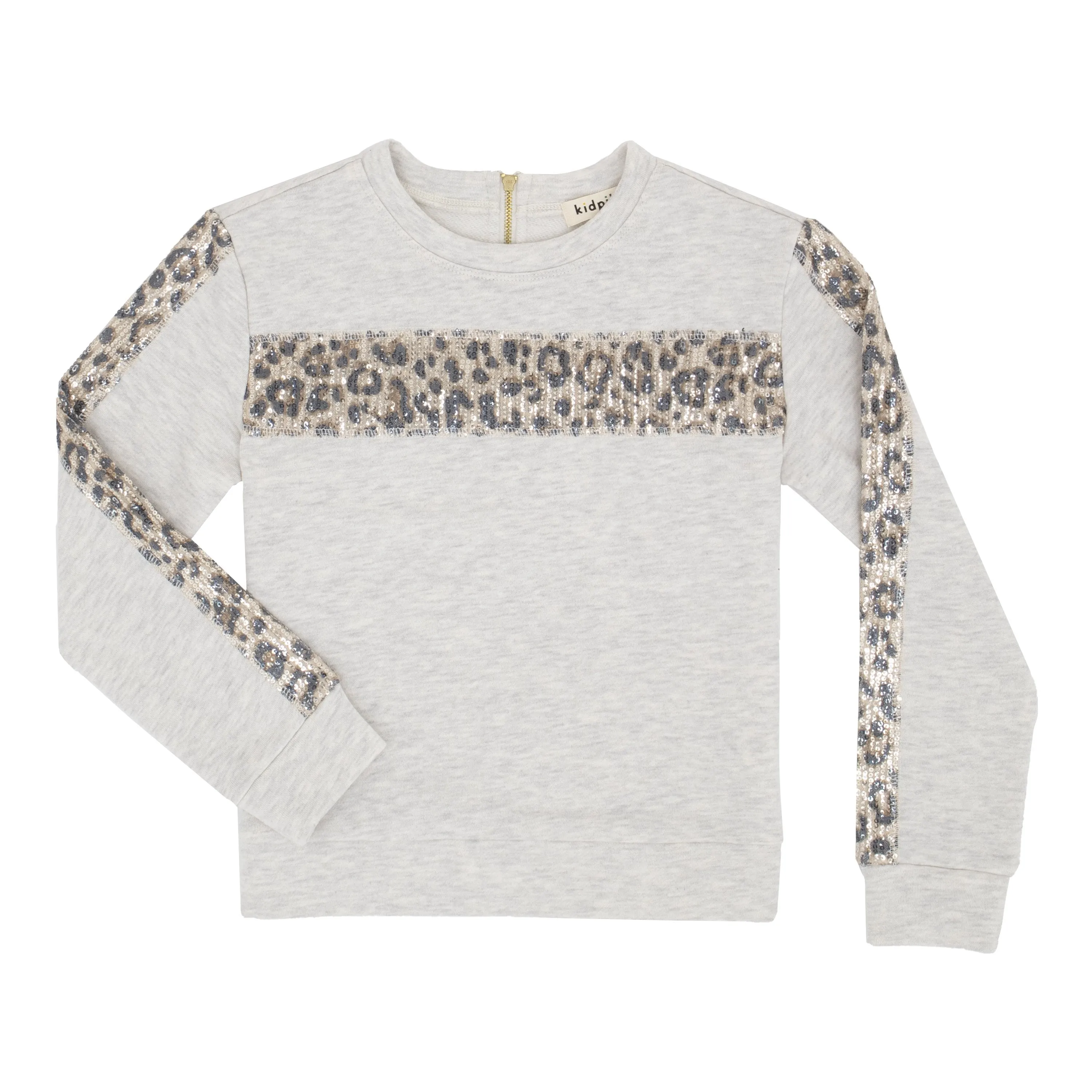 Leopard Sequin Sweatshirt