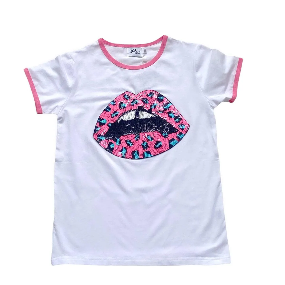 LOL Electric Lips Ringer T-Shirt