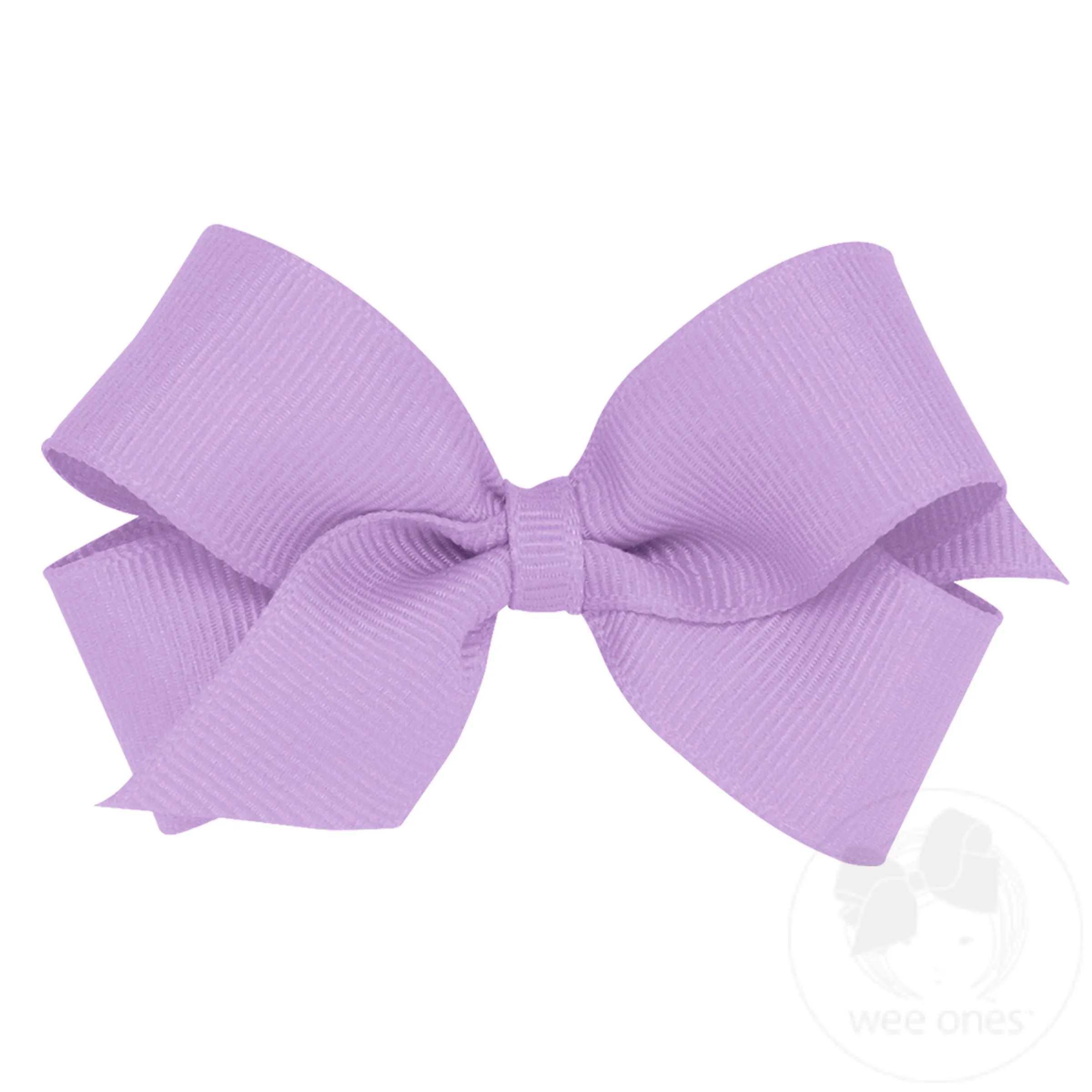 Mini Classic Grosgrain Hair Bow (Plain Wrap)