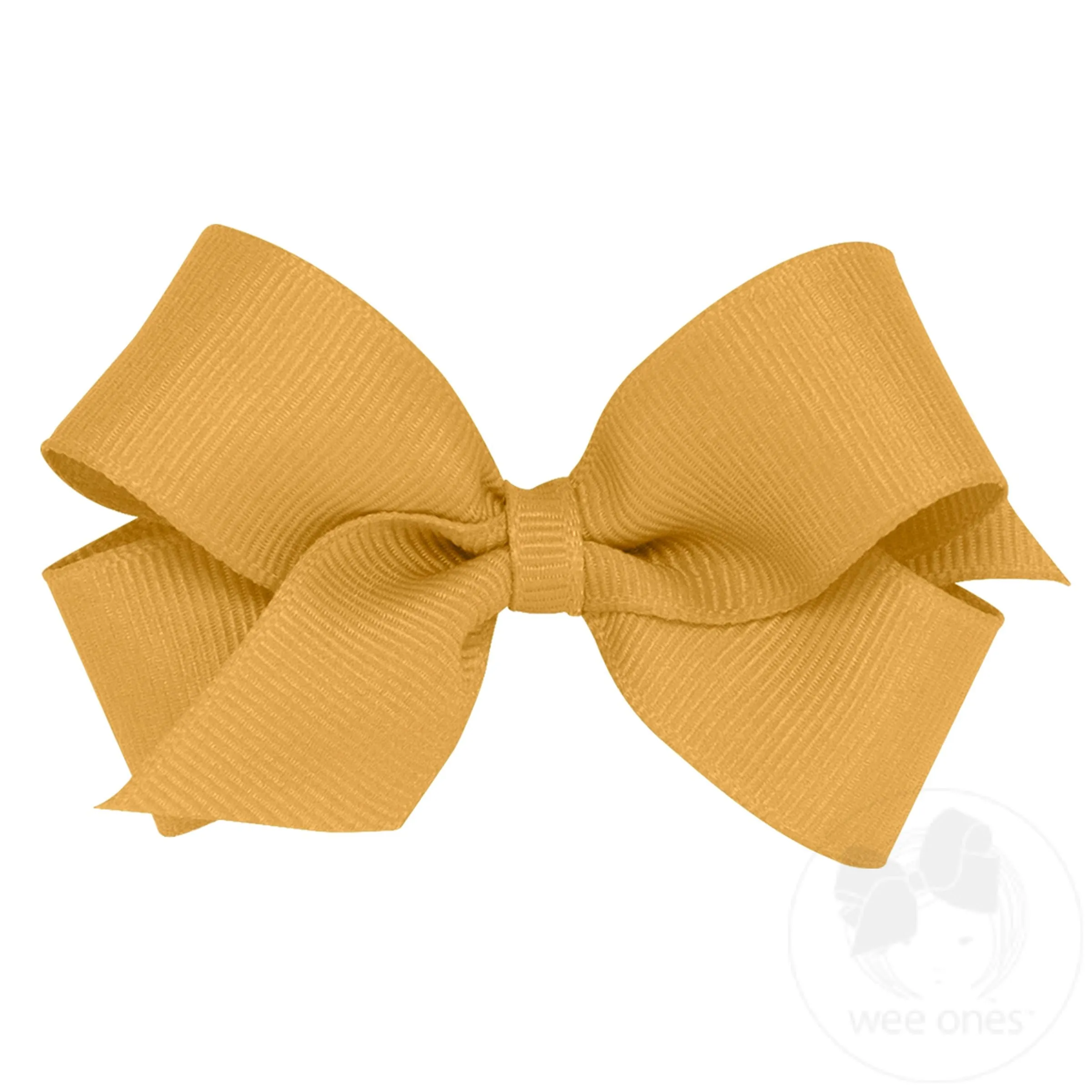 Mini Classic Grosgrain Hair Bow (Plain Wrap)