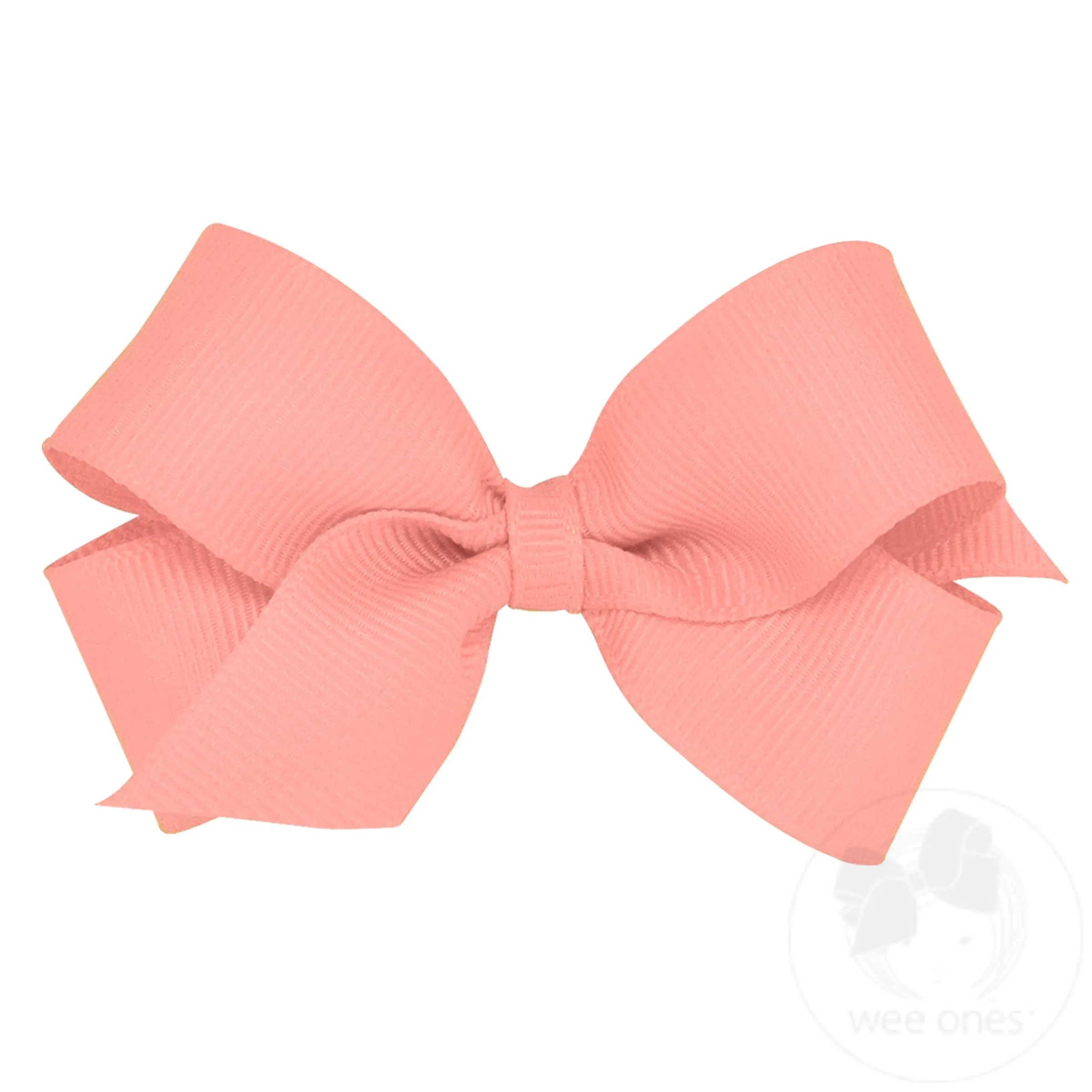 Mini Classic Grosgrain Hair Bow (Plain Wrap)