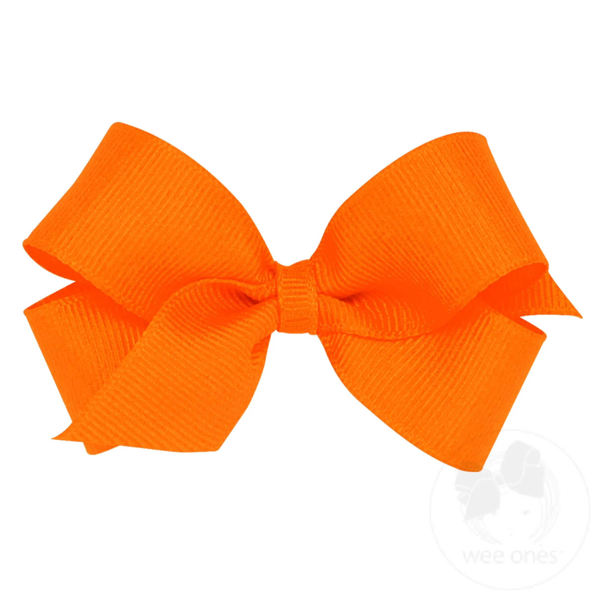 Mini Classic Grosgrain Hair Bow (Plain Wrap)