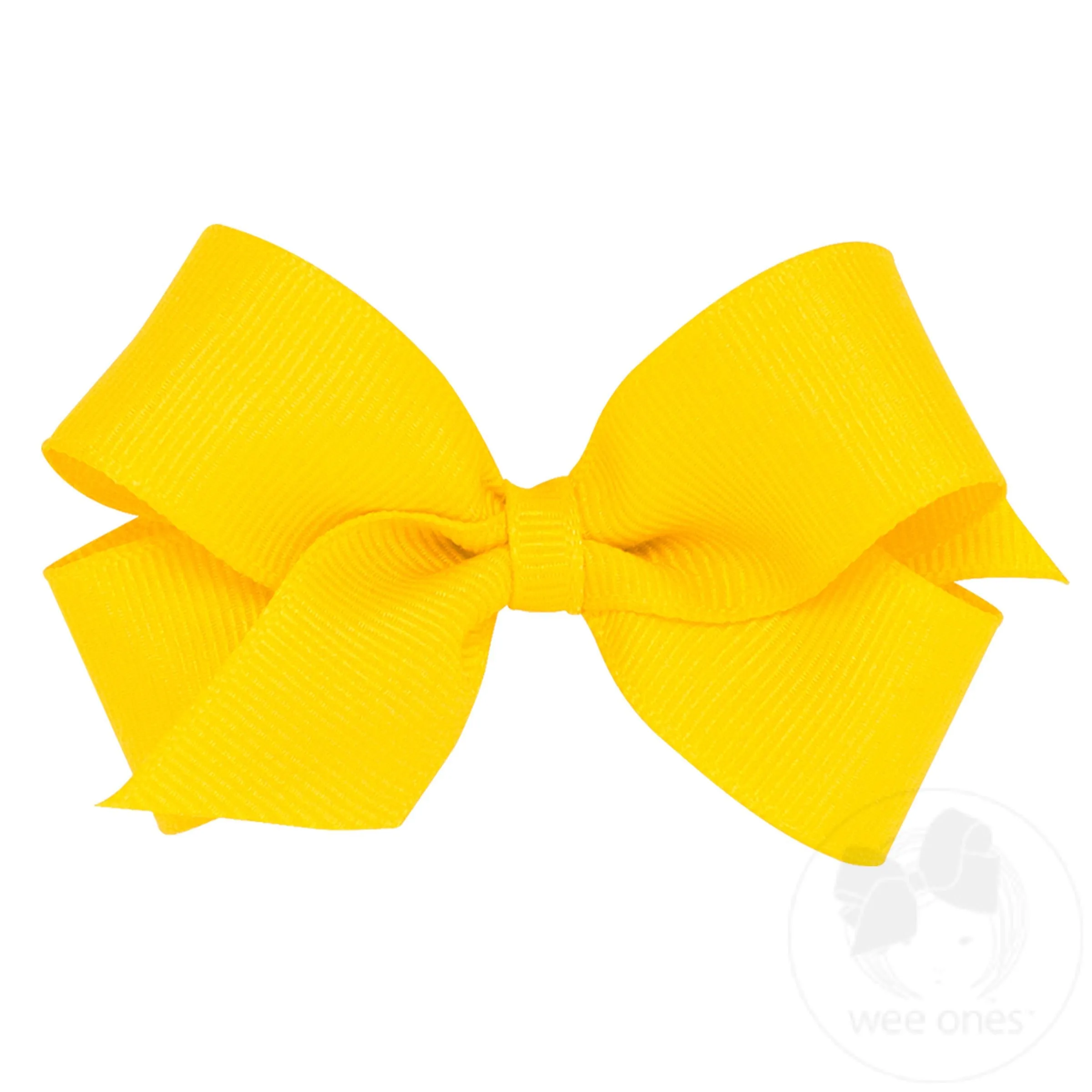 Mini Classic Grosgrain Hair Bow (Plain Wrap)