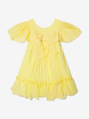 Patachou Girls Chiffon Bow Dress