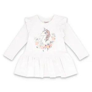 Peachy Petals- UK- Girls Peplum Top