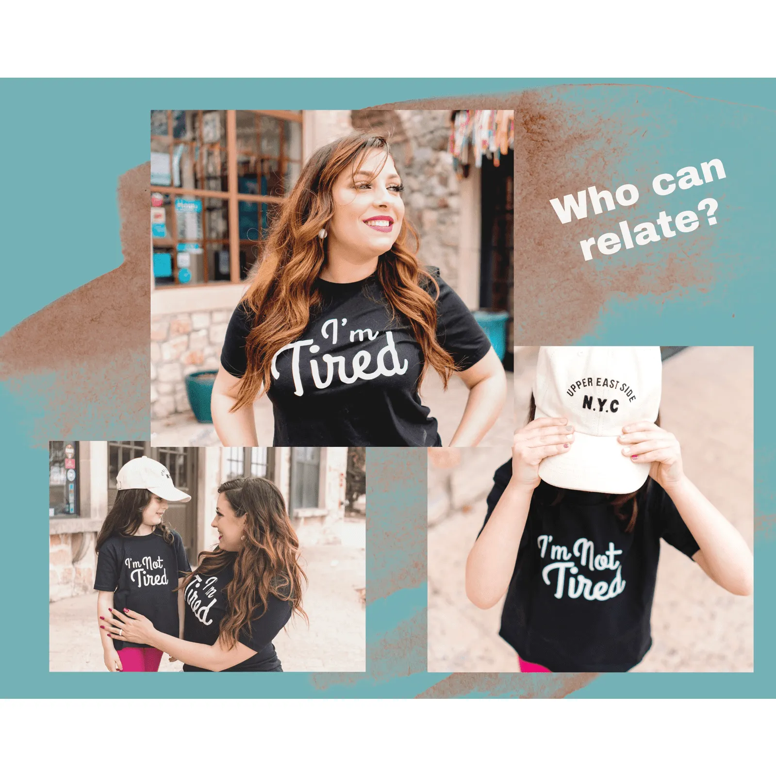 "I'm Not Tired" Mommy & Me Girls Tees