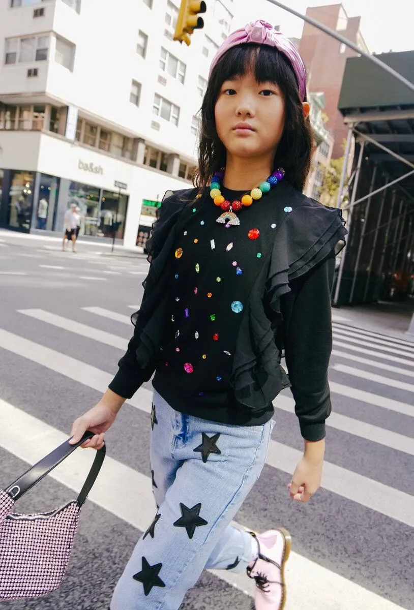 Ruffle Rainbow Gem Shirt