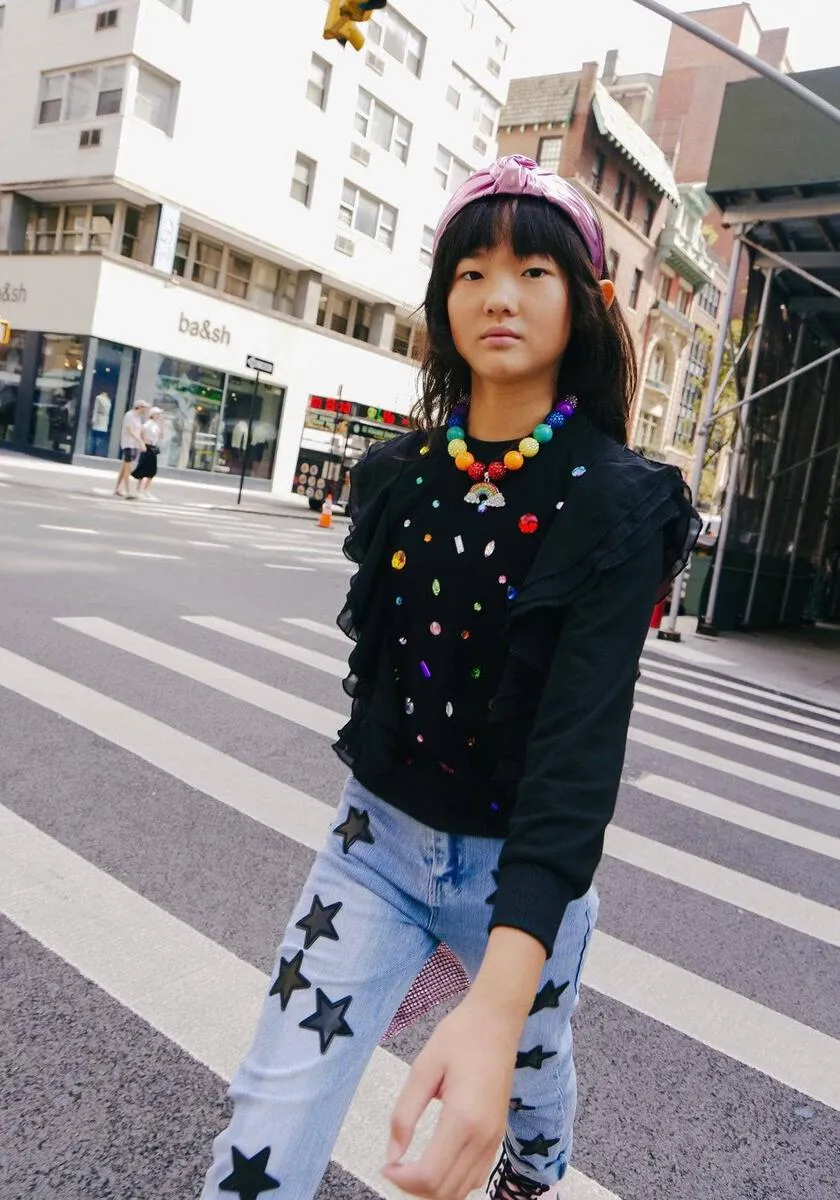 Ruffle Rainbow Gem Shirt