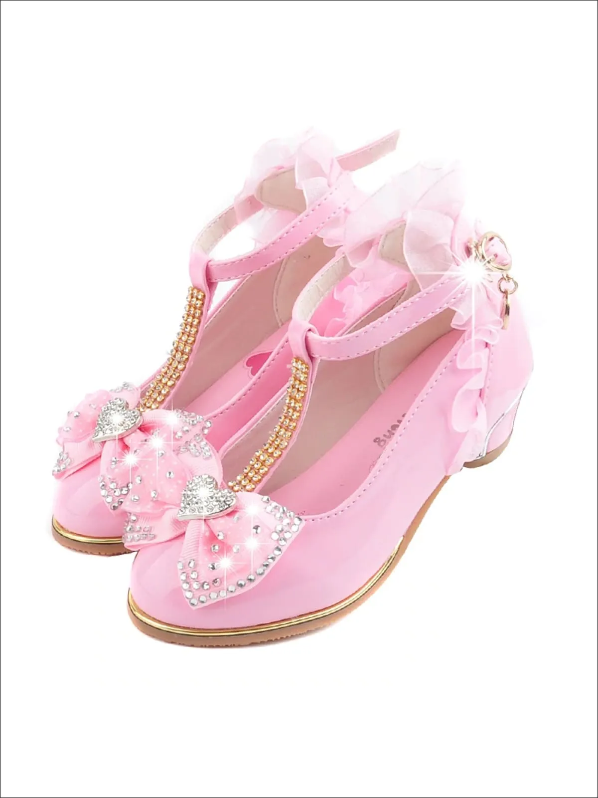 So Lovely Rhinestone Princess Shoes By Liv and Mia