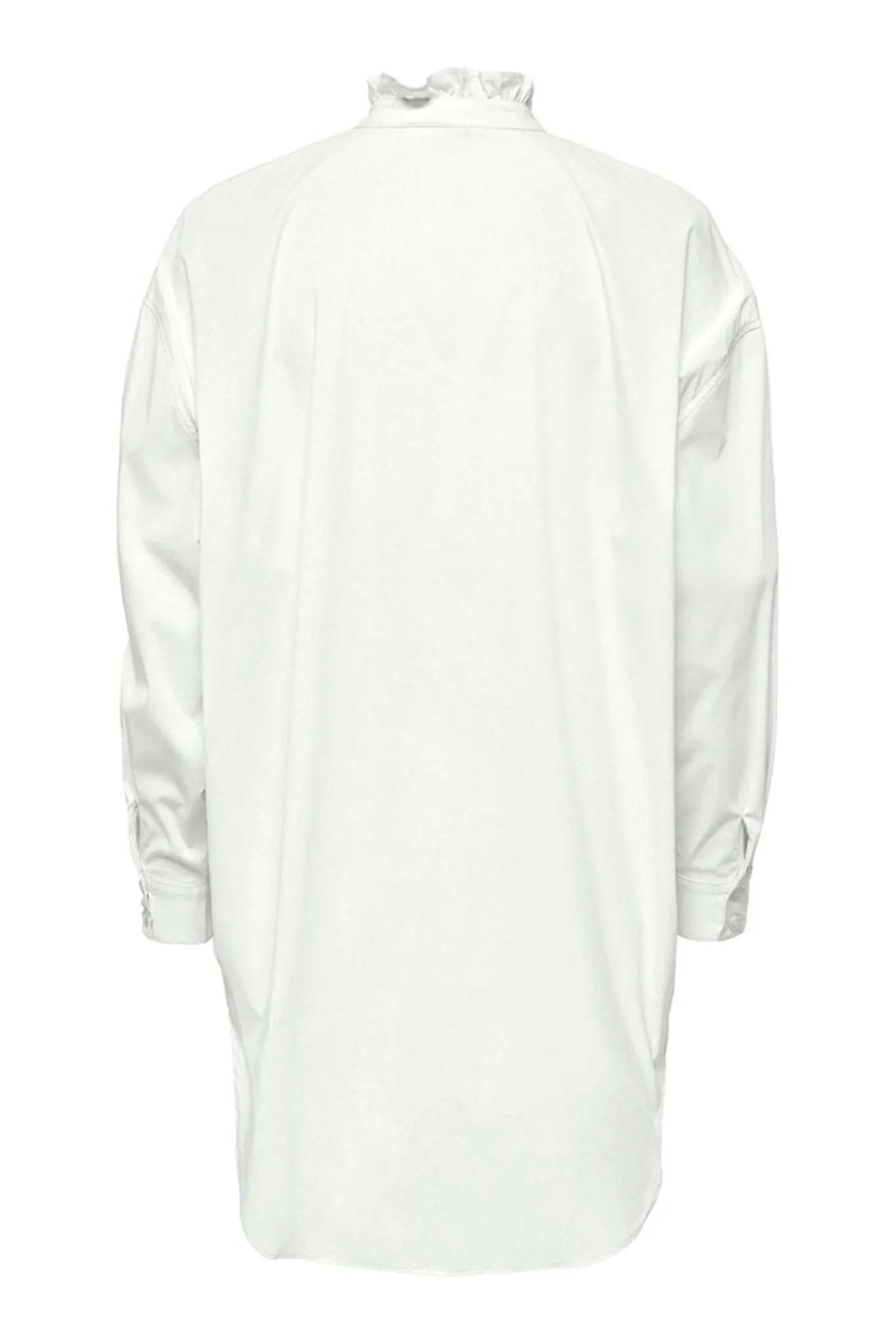 Sofia Frill Blouse - Bright White