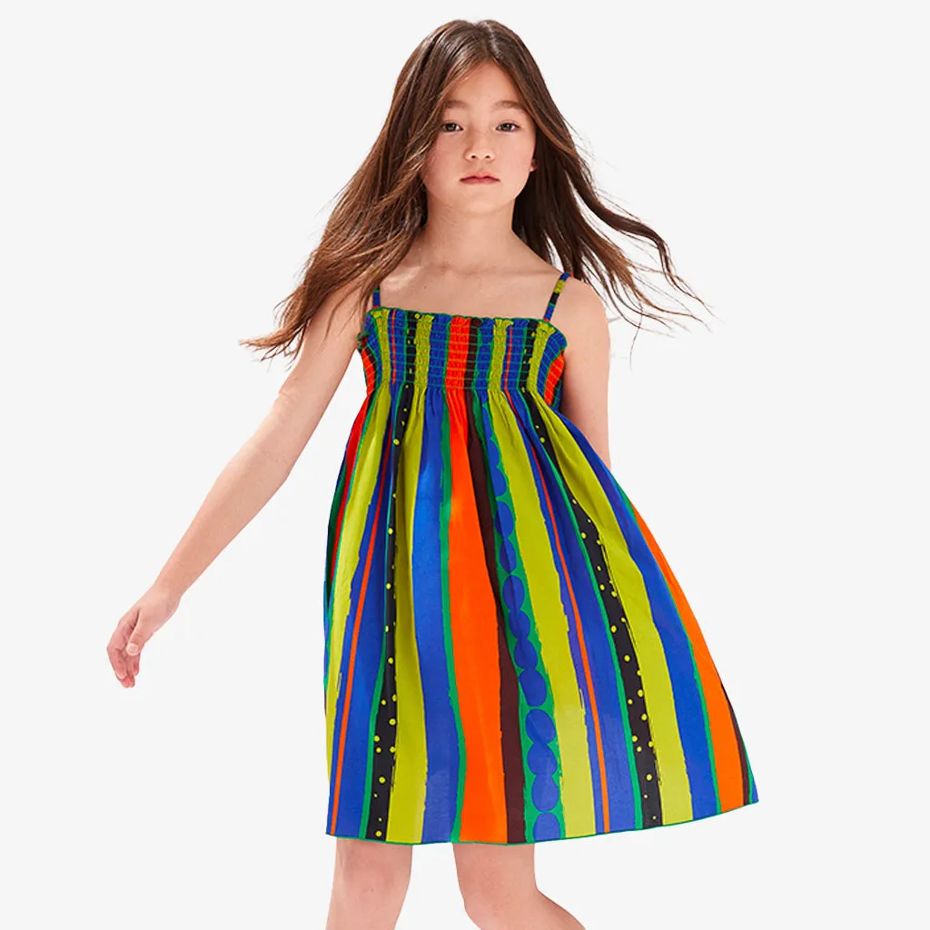 Striped Smocked Sundress