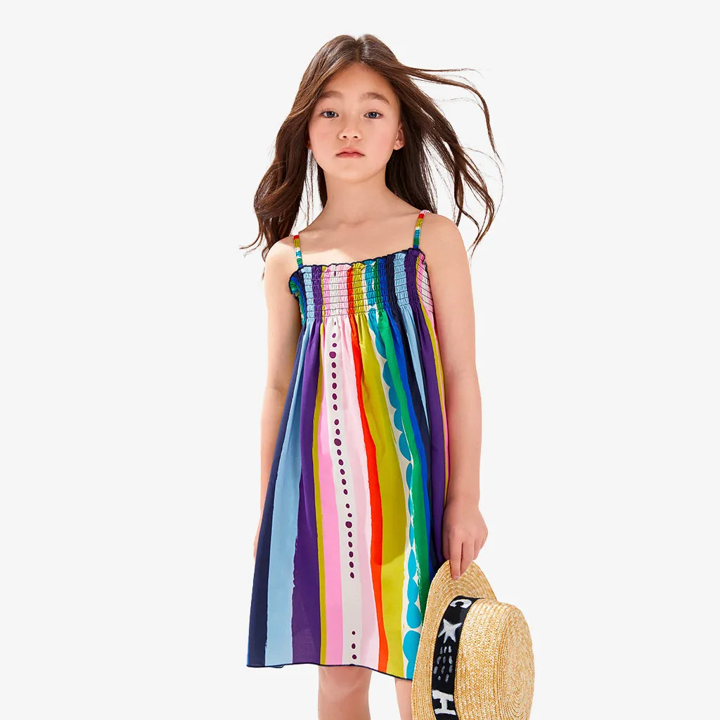 Striped Smocked Sundress