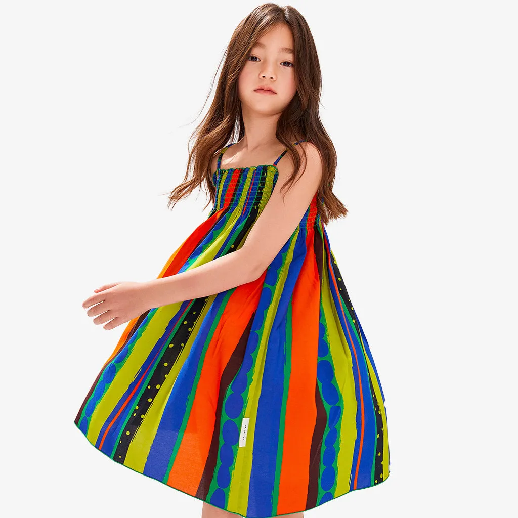 Striped Smocked Sundress