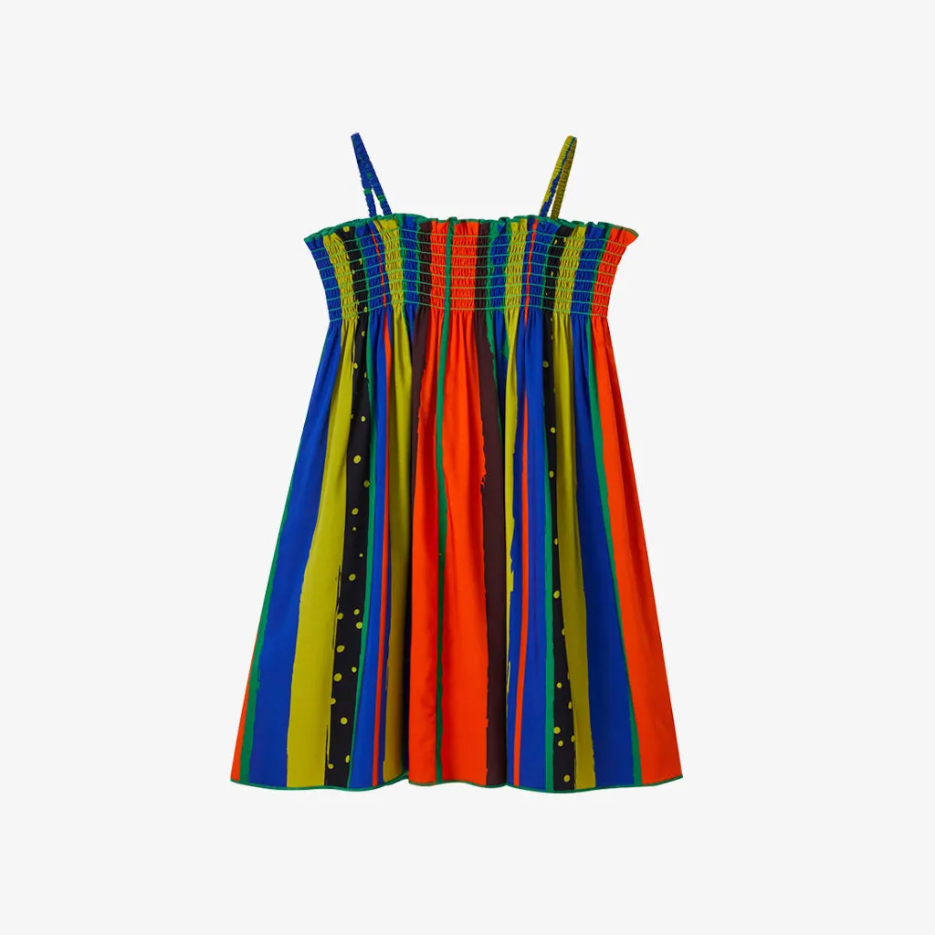 Striped Smocked Sundress