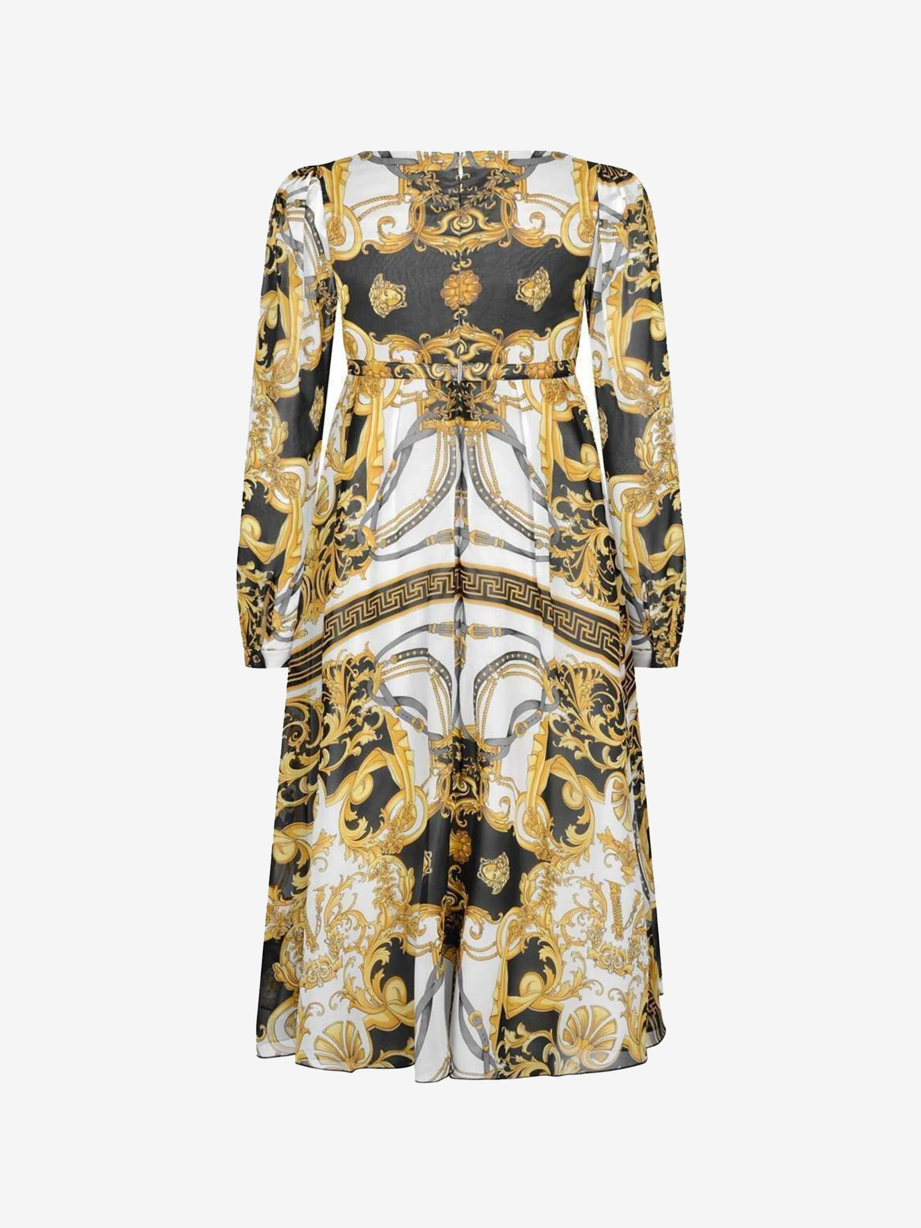 Versace Girls Silk Chiffon Dress