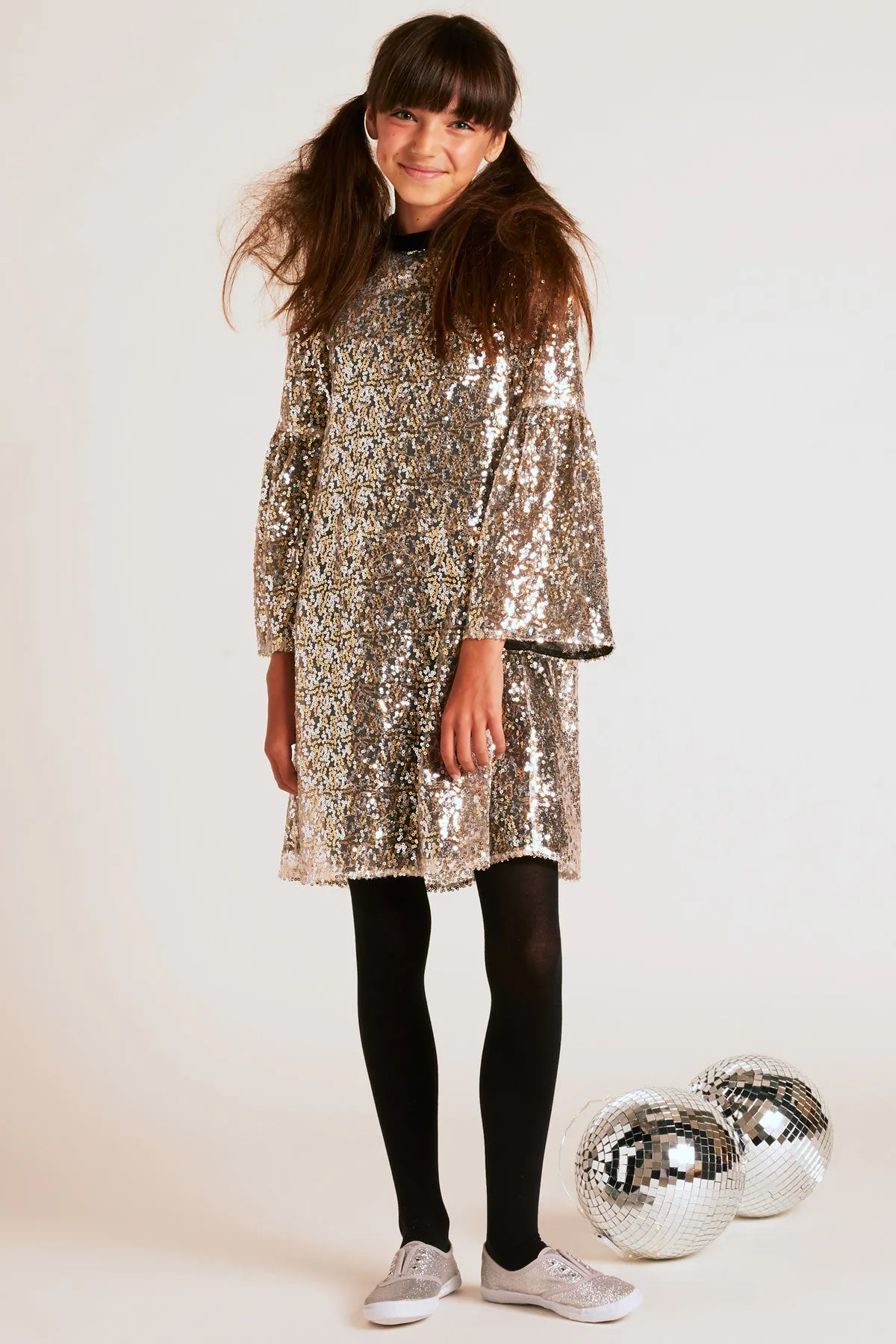 Wild & Gorgeous Sequin Hannah Girls Dress